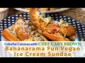 Culinária colorida com Chef Cary Brown: divertido bananarama 