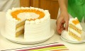 Gâteau végétalien à l’orange glacé avec une crème fouettée végétale - partie 1 / 2