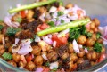 Fűszeres kabuli chana az indiai Pune-ból (hindi nyelven)