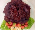 Étel az életnek: A hús helyettesítése csicseriborsó burgerrel, Tempeh brokkoli mártás & Ambrózia gyümölcssaláta