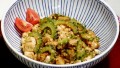Goya chanpuru végétalien (melon amer et tofu sauté d’Okinawa)(en japonais)