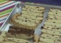 Kue Kering Biscotti Almond Cranberry Vegan dengan Lapis Cokelat