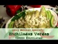 غذای مکزیکی تند: انچیلاداس وردس ( انچیلاداس سبز) ( به زبان اسپانیایی)