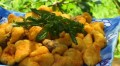 Champignons dorés croustillants et dessert sucré aux Trémelles en fuseau (en formosan)