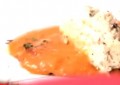 요리사 더글라스 맥니쉬: 캐슈넛, 붉은 피망, 딜, 비건 리코타 치즈를 곁들인 생식 라비올리
