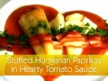 Poivrons hongrois garnis dans une sauce tomate généreuse (hongrois)