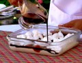 Brazilian Vegan Manjar de Coco (Coconut Custard Pudding in Caramel Sauce) (In Portuguese)