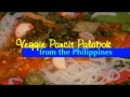 Veggie Pancit Palabok from the Philippines (In Tagalog)
